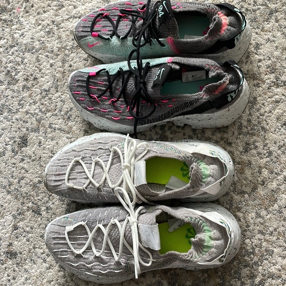 Two pair of Nike slip on Sneakers size 8.5 - Picture 1 of 6